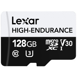 Lexar High-Endurance 128 GB MicroSDXC UHS-I Classe 10