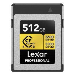 Lexar LCXEXP4512G-RNENG cartão de memória 512 GB CFexpress tipo B