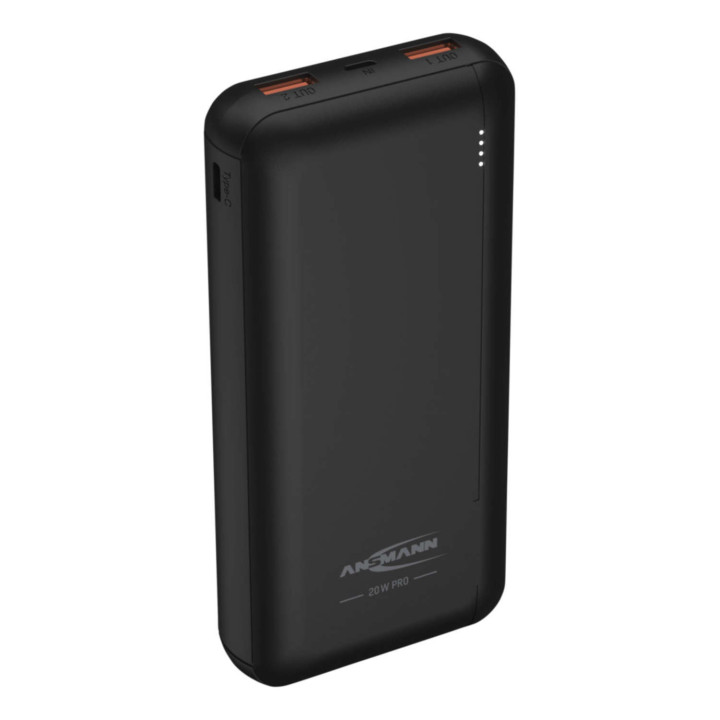 Ansmann PB320PD Polímero de lítio (LiPo) 20000 mAh Preto