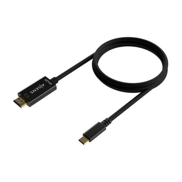 AISENS A109-0624 adaptador de cabo de vídeo 1,8 m USB Type-C HDMI Type A (Standard) Preto
