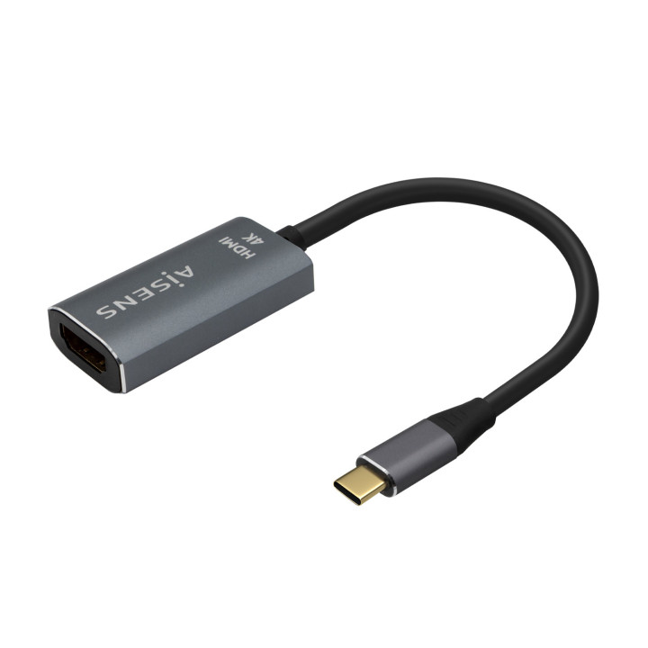AISENS A109-0683 adaptador de cabo de vídeo 0,15 m USB Type-C HDMI Type A (Standard) Cinzento