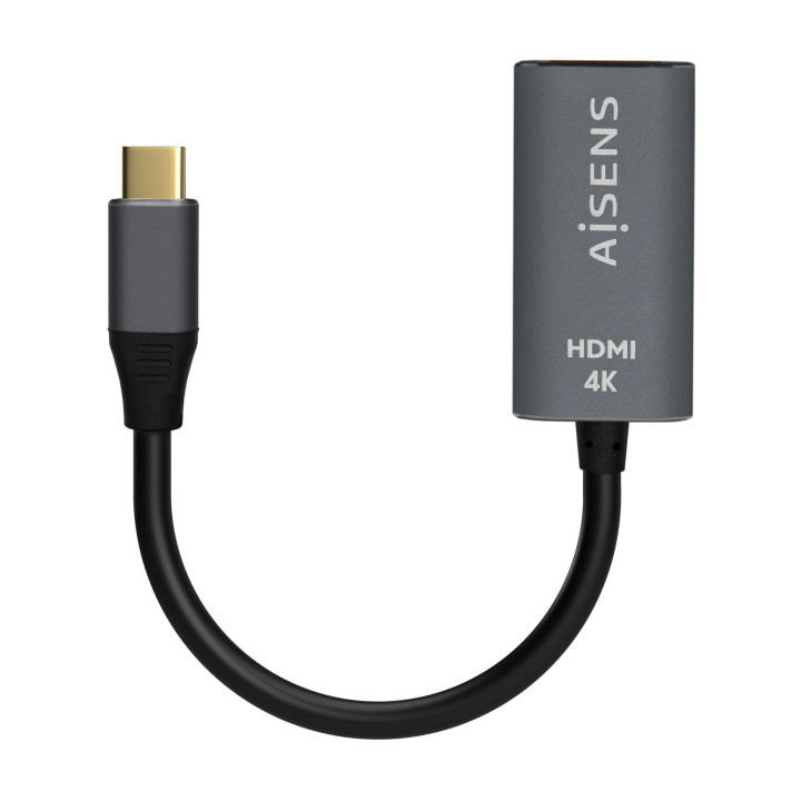 AISENS A109-0683 adaptador de cabo de vídeo 0,15 m USB Type-C HDMI Type A (Standard) Cinzento