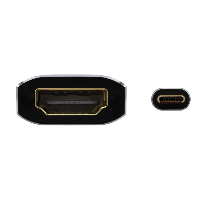AISENS A109-0683 adaptador de cabo de vídeo 0,15 m USB Type-C HDMI Type A (Standard) Cinzento