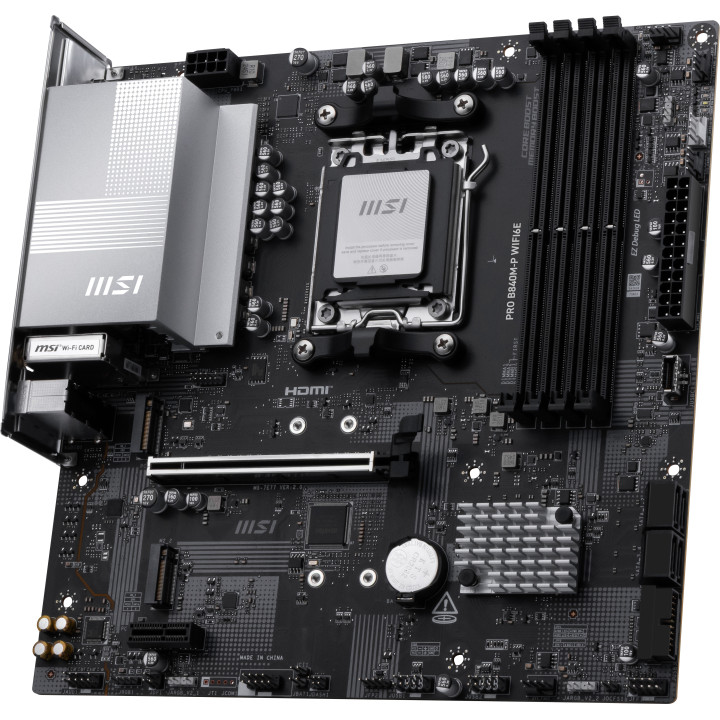 MSI PRO B840M-P WIFI6E motherboard AMD B840 Ranhura AM5 micro ATX
