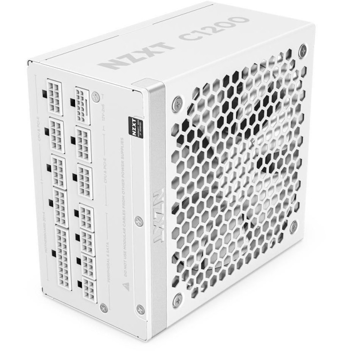Fonte de Alimentação Modular NZXT 1200W 80+ Gold ATX 3.1 PCIe 5.1 Branca