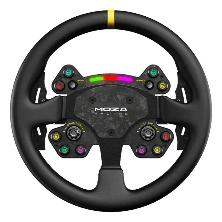 Moza Racing RS025 controlador de jogo Preto Volante PC