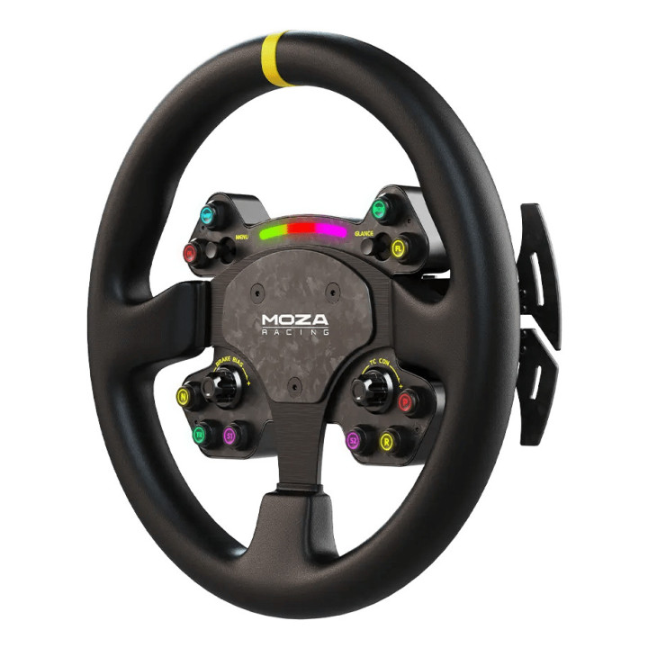 Moza Racing RS025 controlador de jogo Preto Volante PC