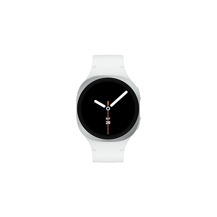 Samsung Galaxy Watch 8 3,3 cm (1.3") AMOLED 40 mm Digital 438 x 438 pixels Ecrã táctil Prateado Wi-Fi GPS
