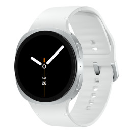 Samsung SM-L330NZSAEUB Smartwatch Relógio Desportivo 3,81 cm (1.5") AMOLED 44 mm Digital 480 x 480 pixels Ecrã táctil Prateado