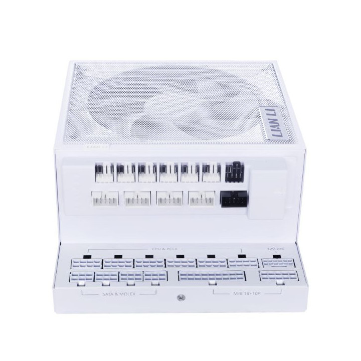 Fonte Modular Lian Li Edge 1200W 80+ Gold Branca