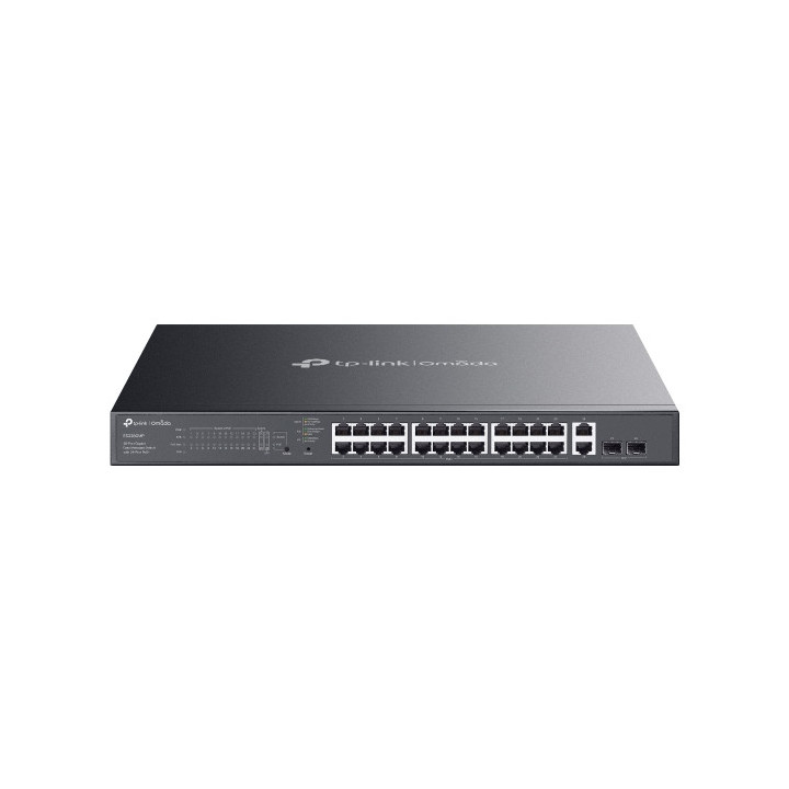 TP-Link Omada ES228GMP switch de rede Gerido L2 Gigabit Ethernet (10 100 1000) Power over Ethernet (PoE) Preto