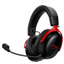 Headset gaming HyperX Cloud III S Wireless (Preto-Vermelho)