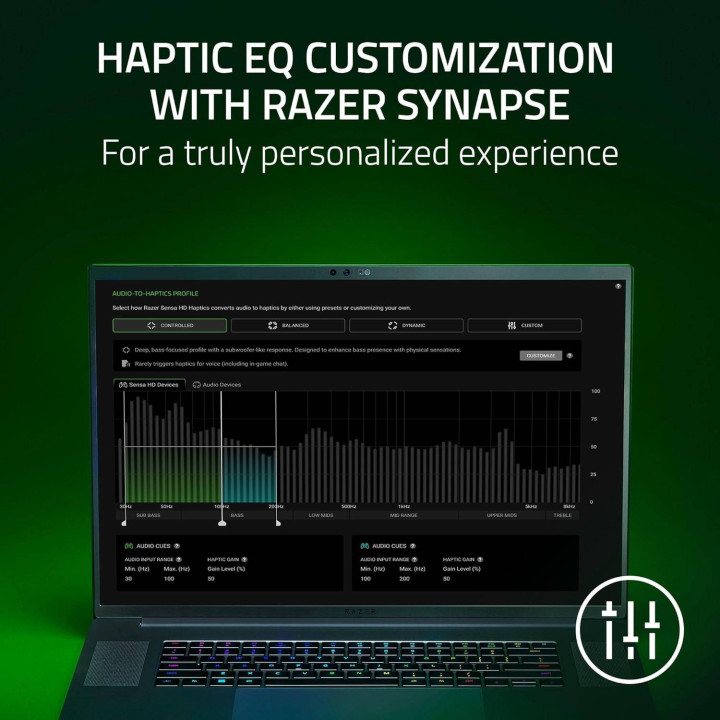 Almofada Háptica Razer Freyja Gaming Seat Cushion Preta
