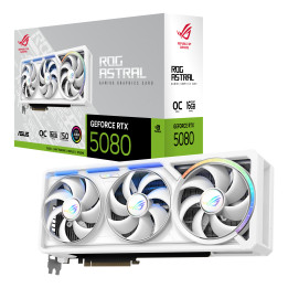 Gráfica ASUS ROG Astral RTX5080-O16G-WHITE NVIDIA GeForce RTX 5080 16 GB GDDR7