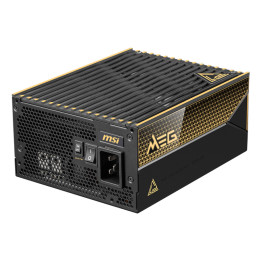 MSI MEG Ai1600T PCIE5 fonte de alimentação 1600 W 24-pin ATX ATX Preto