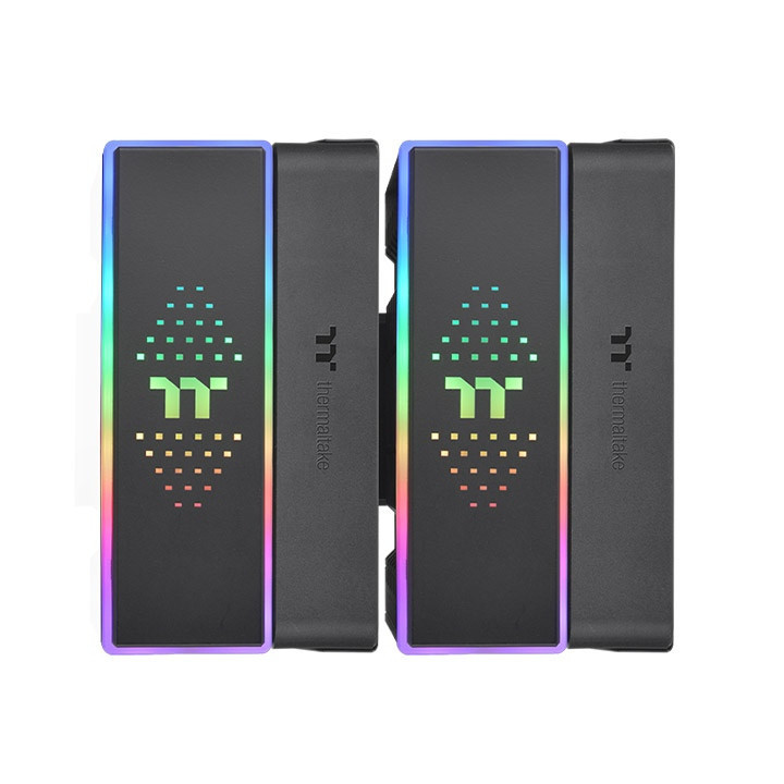 Thermaltake ASTRIA 600 Processador Arrefecimento a ar 12 cm Preto 2 unidade(s)
