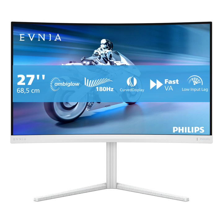 Philips Evnia 5000 27M2C5201L 00 LED display 68,6 cm (27") 1920 x 1080 pixels Full HD LCD Branco
