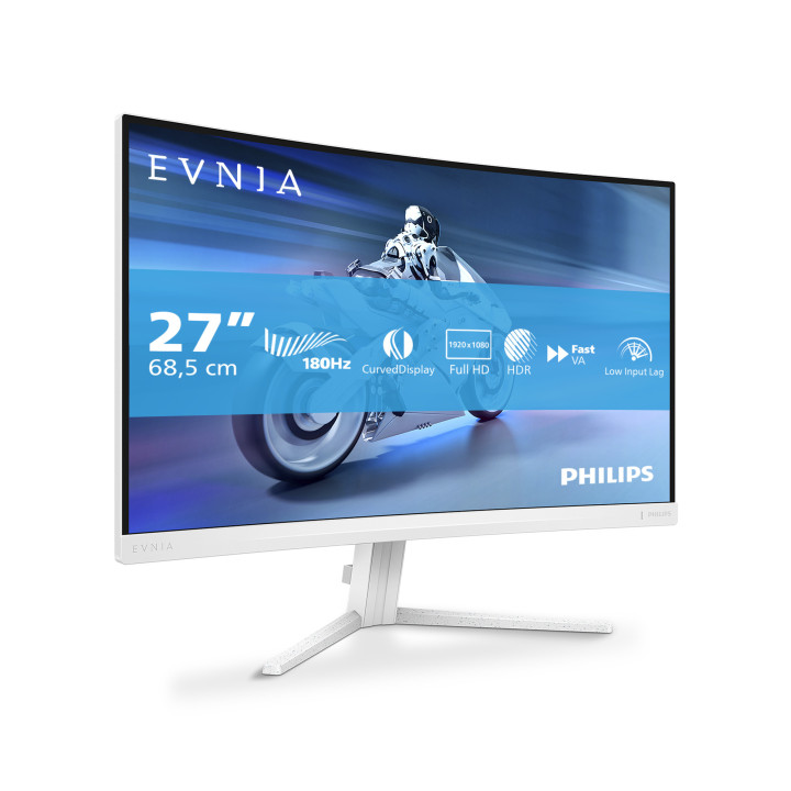 Philips Evnia 5000 27M2C5201L 00 LED display 68,6 cm (27") 1920 x 1080 pixels Full HD LCD Branco