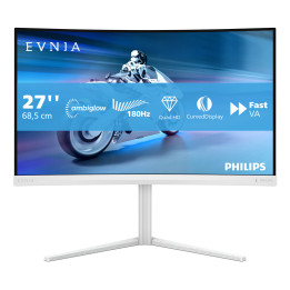 Philips Evnia 5000 27M2C5501 00 monitor de ecrã 68,6 cm (27") 2560 x 1440 pixels Quad HD LCD Branco