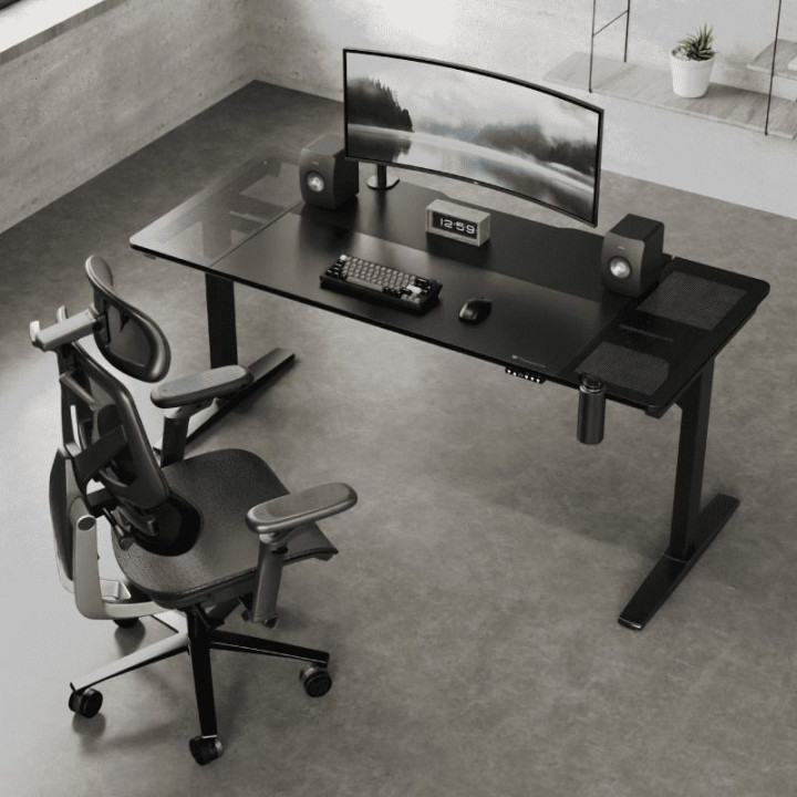 Secretária Gaming ThunderX3 LAB-X - Preta (Dual Boxes)