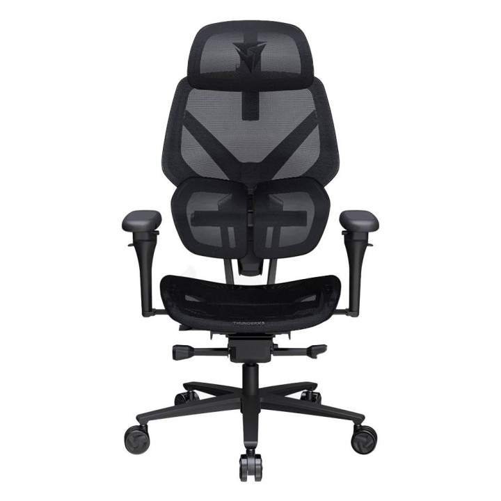 Cadeira Gaming Ergonomica ThunderX3 FLEX Pro, Apoio lombar 360 graus - Mesh Black