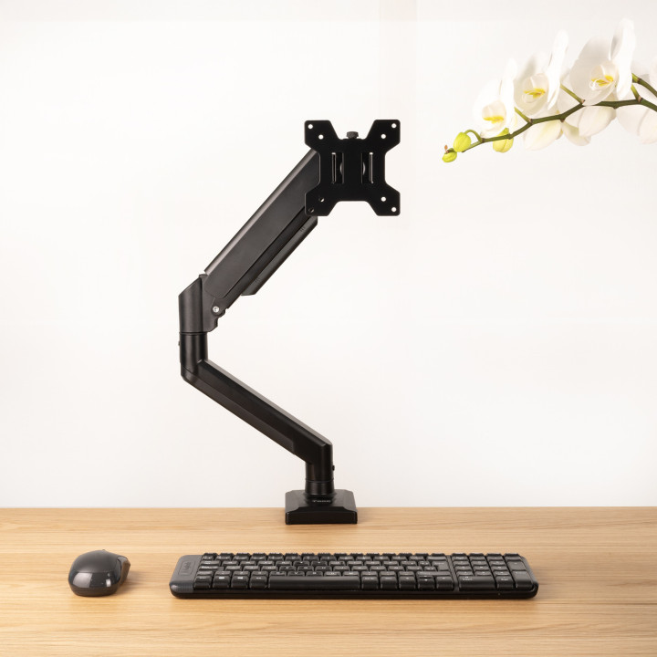 TooQ DB1334TNR-B montagem e suporte para monitores 86,4 cm (34") Secretária Preto
