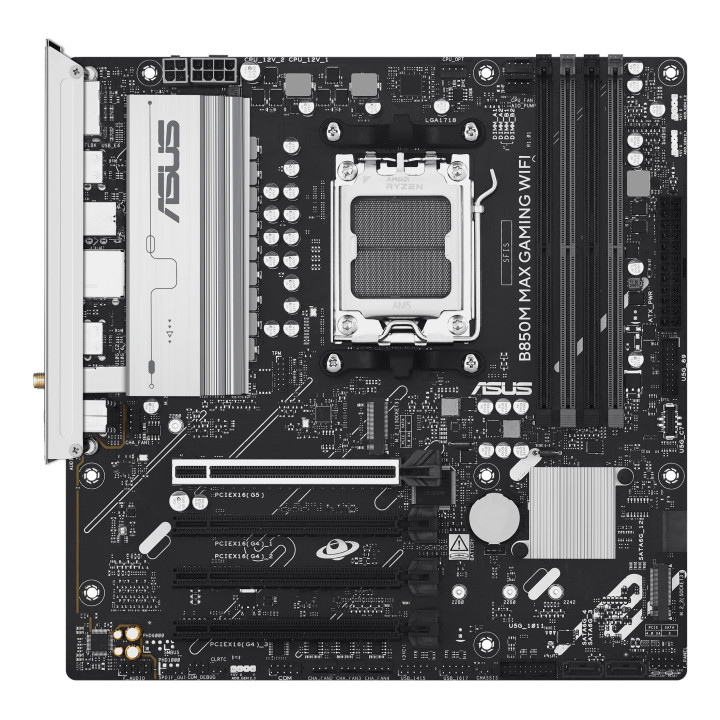 ASUS B850M MAX GAMING WIFI AMD B850 Ranhura AM5 micro ATX