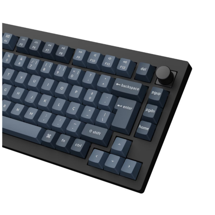 Teclado Mecânico Keychron V1 Max 75% Wireless Gateron Jupiter Switch Brown Linear