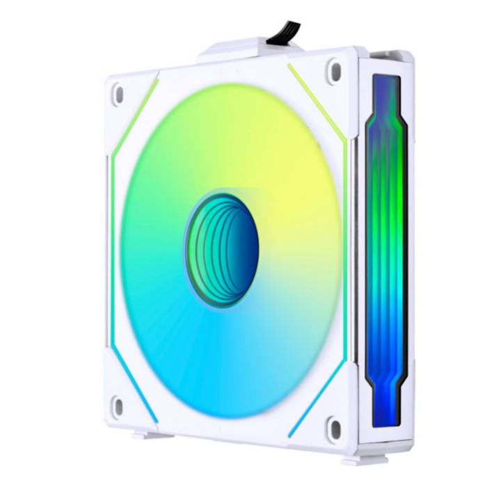 Ventoinha Lian Li UNI FAN SL120 Infinity RGB Reverse Blade PWM Branca