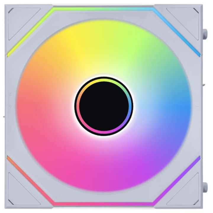 Ventoinha Lian Li UNI FAN SL120 Infinity Wireless RGB Reverse Blade PWM Branca 120mm