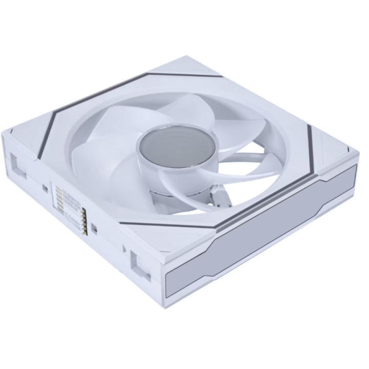 Ventoinha Lian Li UNI FAN SL120 Infinity Wireless RGB Reverse Blade PWM Branca 120mm