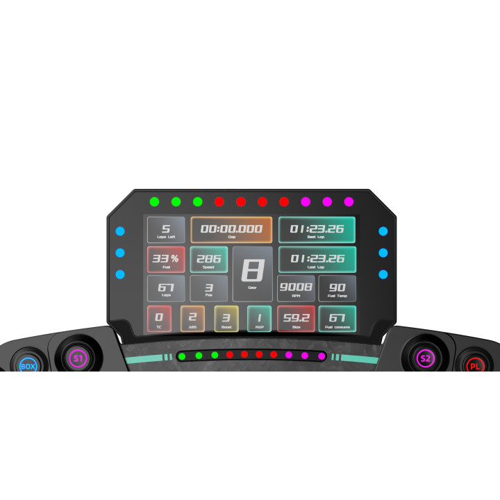 Moza Racing RS072 controlador de jogo Preto Digital PC