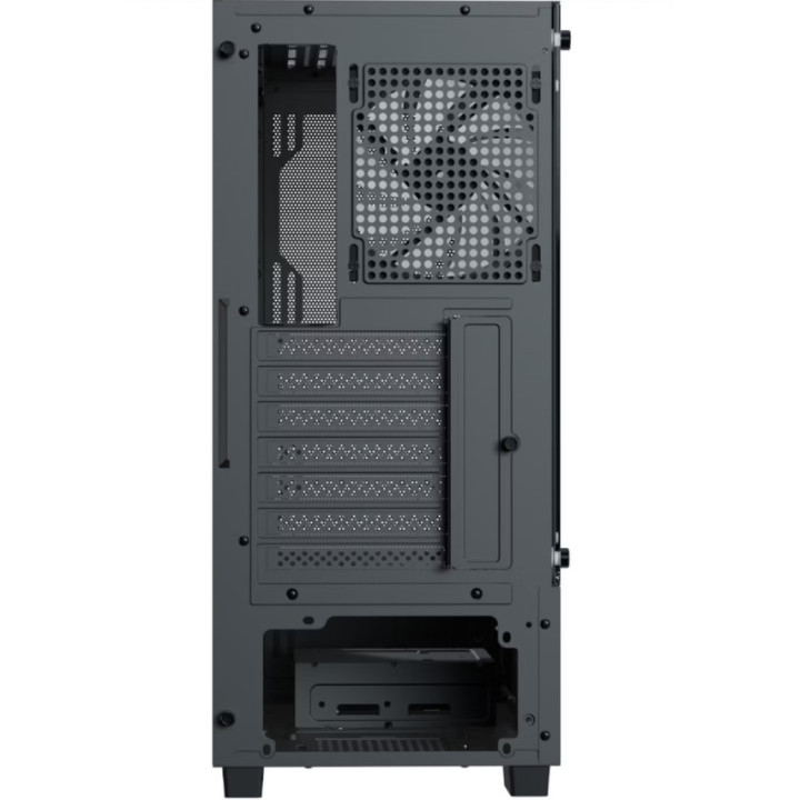 Caixa ATX Aerocool B508A Flow ARGB Vidro Temperado Preta