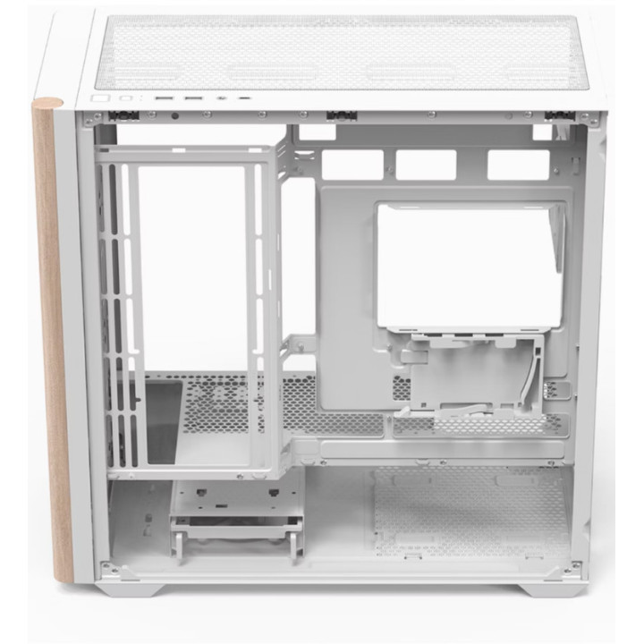 Caixa Micro-ATX Aerocool D301A ARGB Vidro Temperado Branca