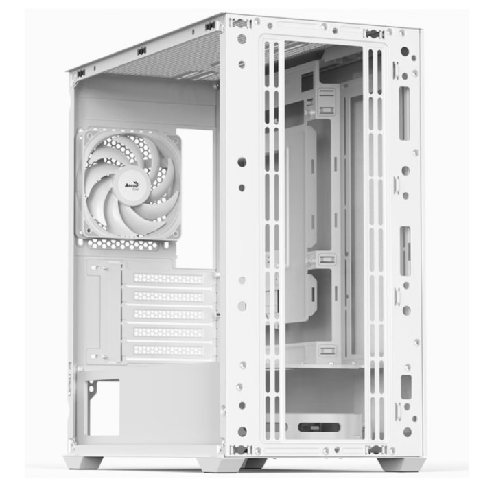 Caixa Micro-ATX Aerocool D301A ARGB Vidro Temperado Branca