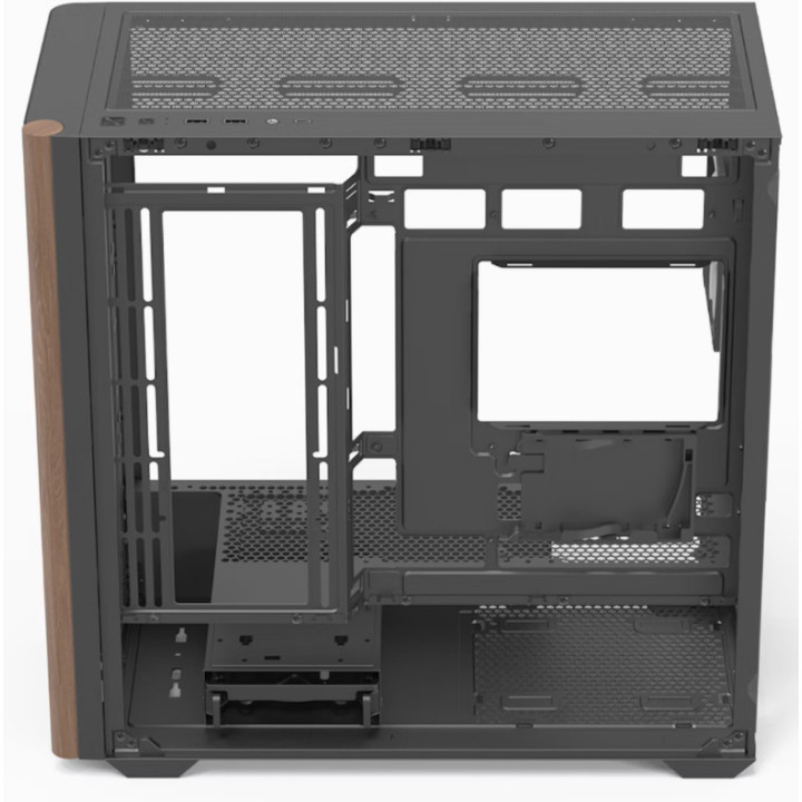 Caixa Micro-ATX Aerocool D301A ARGB Vidro Temperado Preta