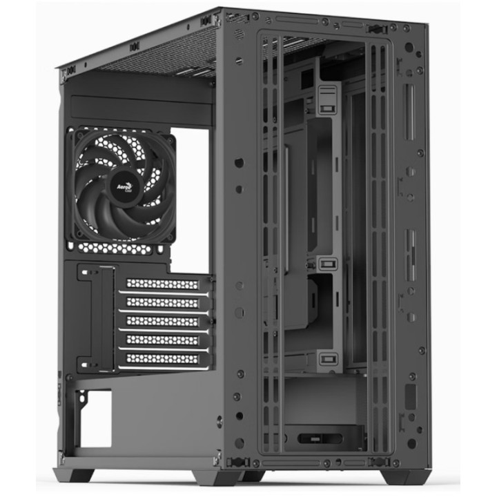 Caixa Micro-ATX Aerocool D301A ARGB Vidro Temperado Preta