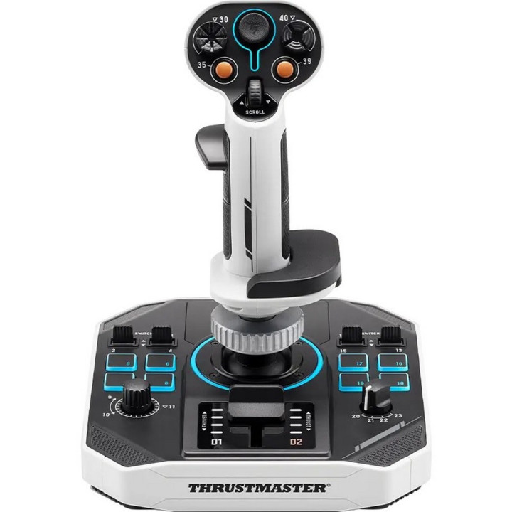 Joystick Thrustmaster Sol-R 1 USB Preto, Branco
