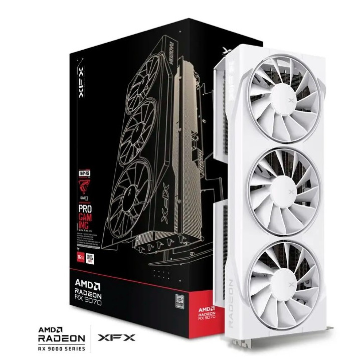 Gráfica XFX RX 9070 SWIFT OC AMD Radeon RX 9070 16 GB GDDR6