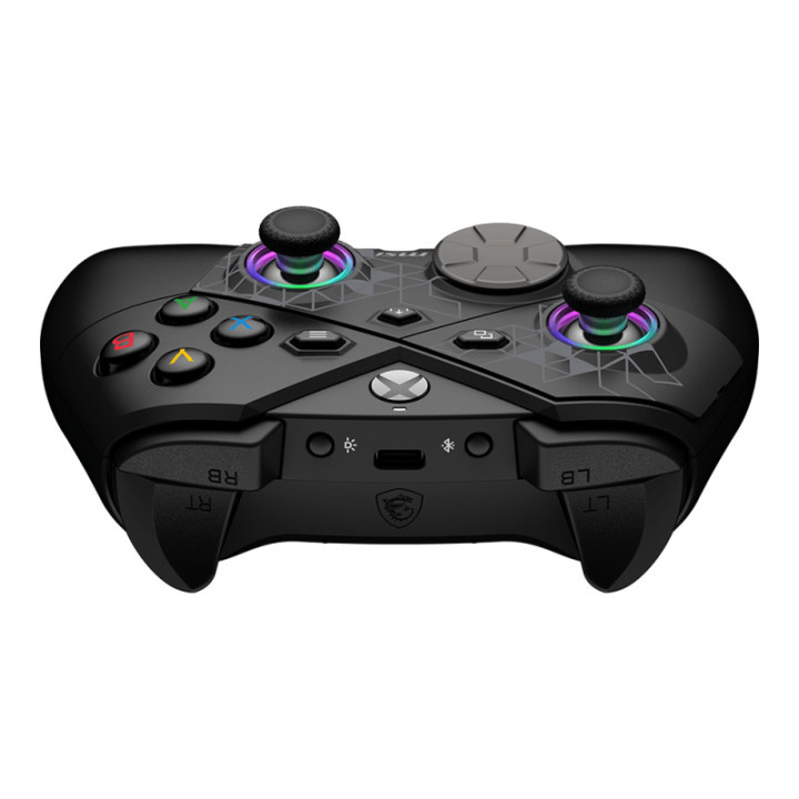 MSI FORCE PRO W CONTROLLER Preto USB 2.0 Gamepad Analógico   Digital Android, PC, Xbox One S, Xbox One X, Xbox Series S, Xbox