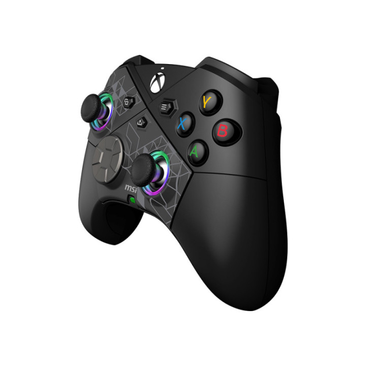MSI FORCE PRO W CONTROLLER Preto USB 2.0 Gamepad Analógico   Digital Android, PC, Xbox One S, Xbox One X, Xbox Series S, Xbox