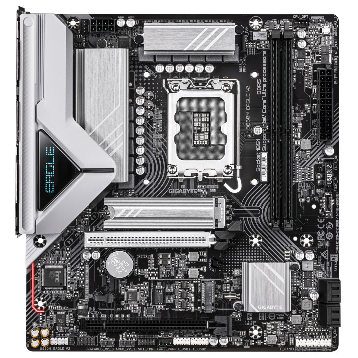 GIGABYTE B860M EAGLE V2 motherboard Intel B860 LGA 1851 (Socket V1) micro ATX