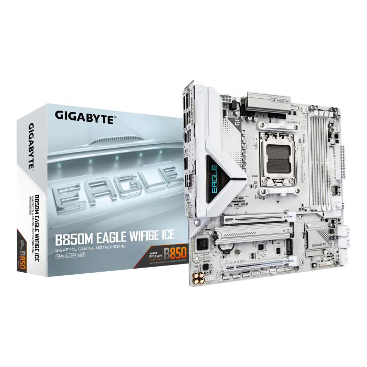 GIGABYTE B850M EAGLE WIFI6E ICE AMD B850 Ranhura AM5 micro ATX