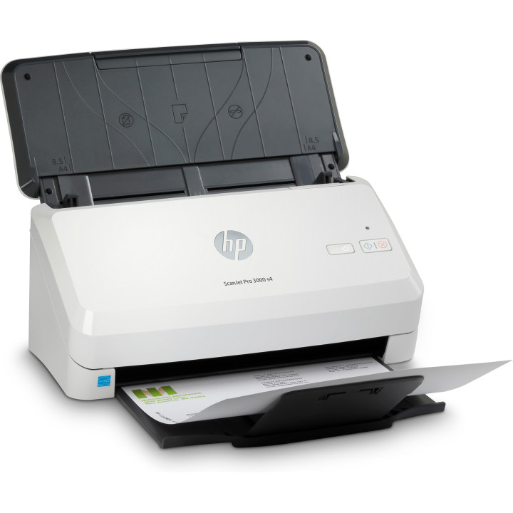 HP Scanjet Pro 3000 s4 Scanner com alimentação por folhas 600 x 600 DPI A4 Preto, Branco