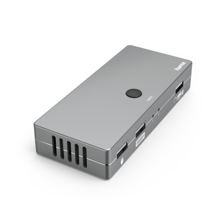Hama 00200135 chaveador KVM Metálico