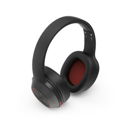 Hama Spirit Calypso II Auscultadores Sem fios Fita de cabeça Chamadas Música Bluetooth Preto, Vermelho