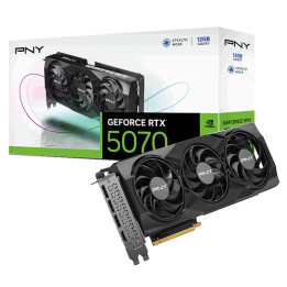 Gráfica PNY GeForce® RTX 5070 Gaming Triple Fan OC 12GB GDDR7 DLSS4
