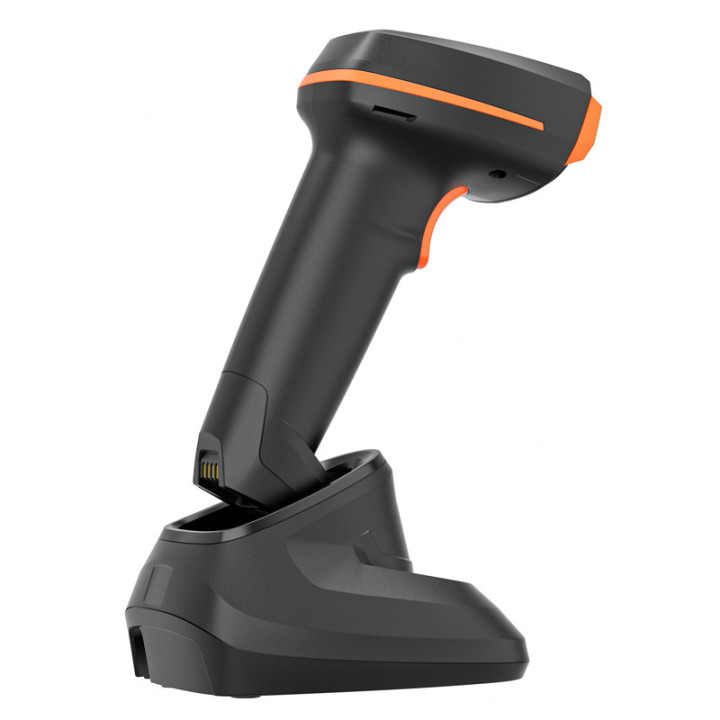 Approx appLS24WSBS Leitor de código de barras portátil 1D 2D Preto, Laranja