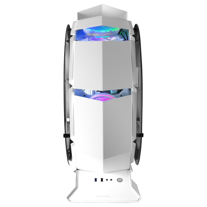 Mars Gaming MCORBW caixa para computador Tower Branco