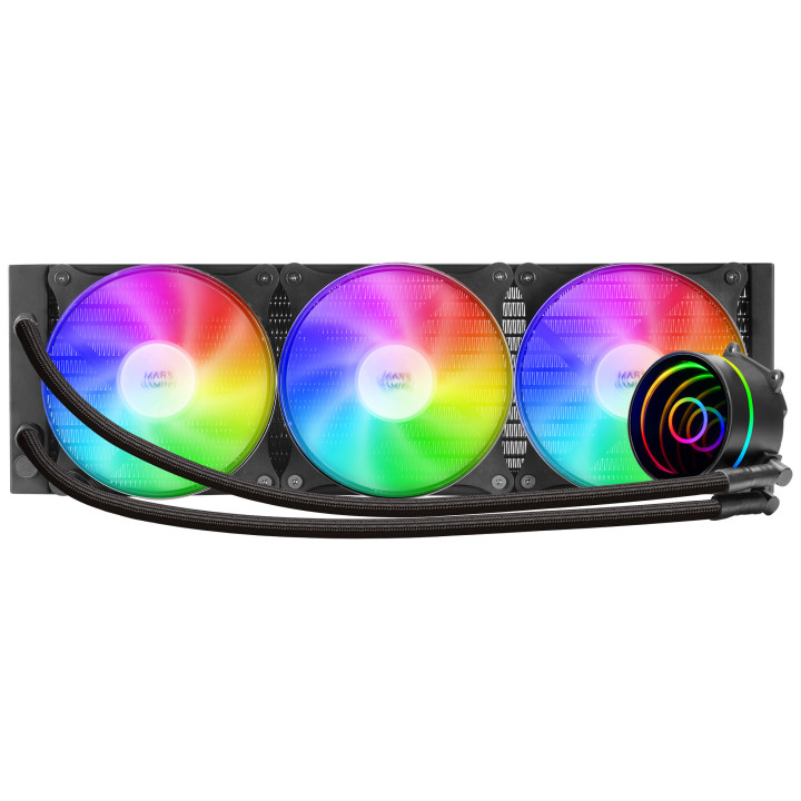 Mars Gaming MLONE360 Sistema de Arrefecimento de Computador Processador Refrigerador líquido all-in-one 12 cm Preto 1 unidade(s)